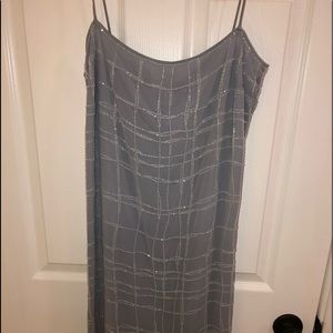 Blue Beaded Emanuel Ungaro Dress